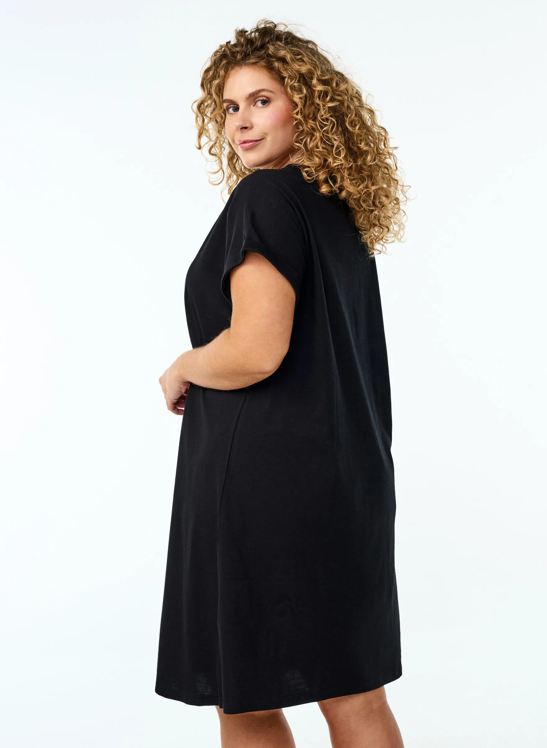 2er-Pack T-Shirt-Kleid mit kurzen Ärmeln