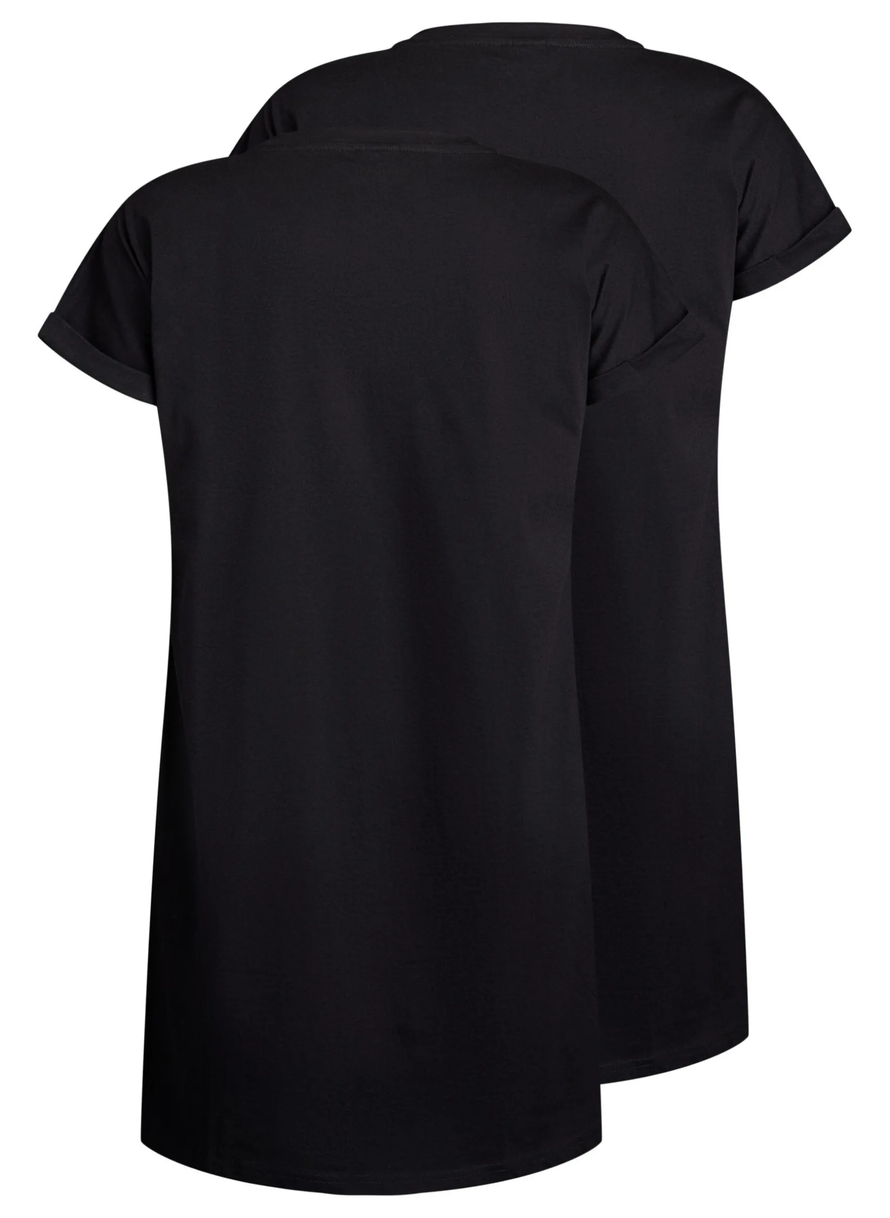 2er-Pack T-Shirt-Kleid mit kurzen Ärmeln