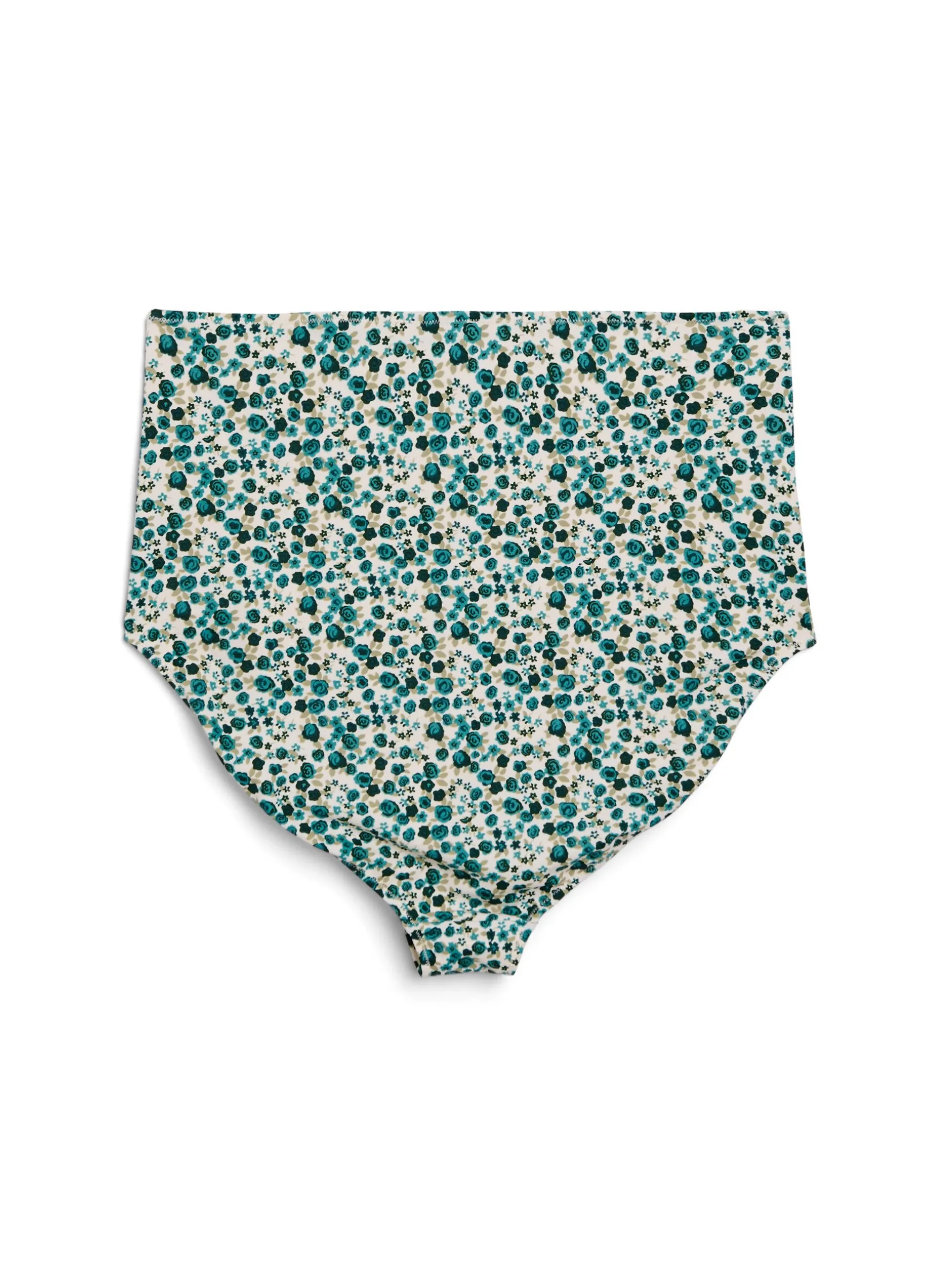 Extra hoch taillierte Bikini-Hose mit Blumenprint