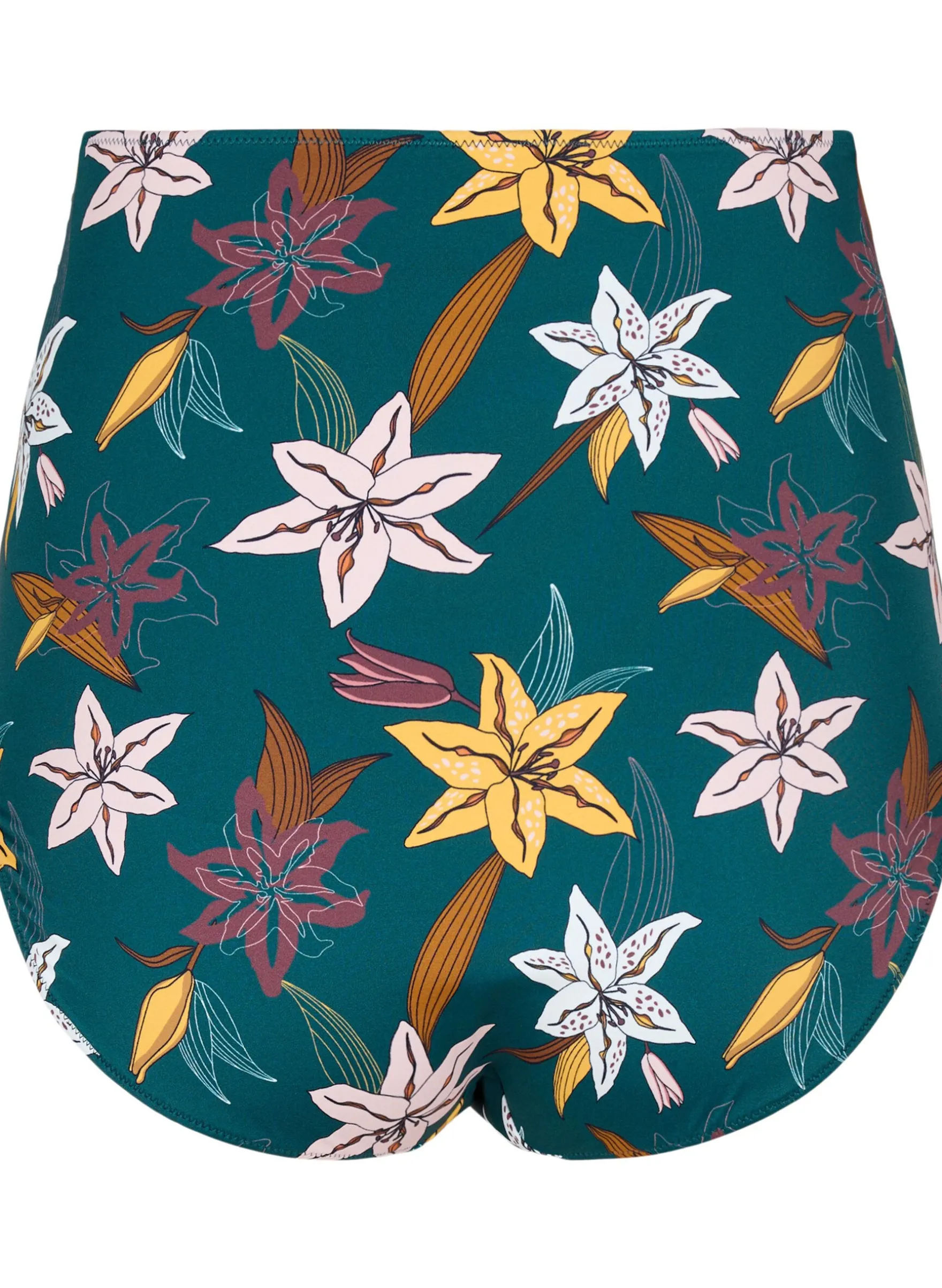 Extra hoch taillierte Bikini-Hose mit Blumenprint