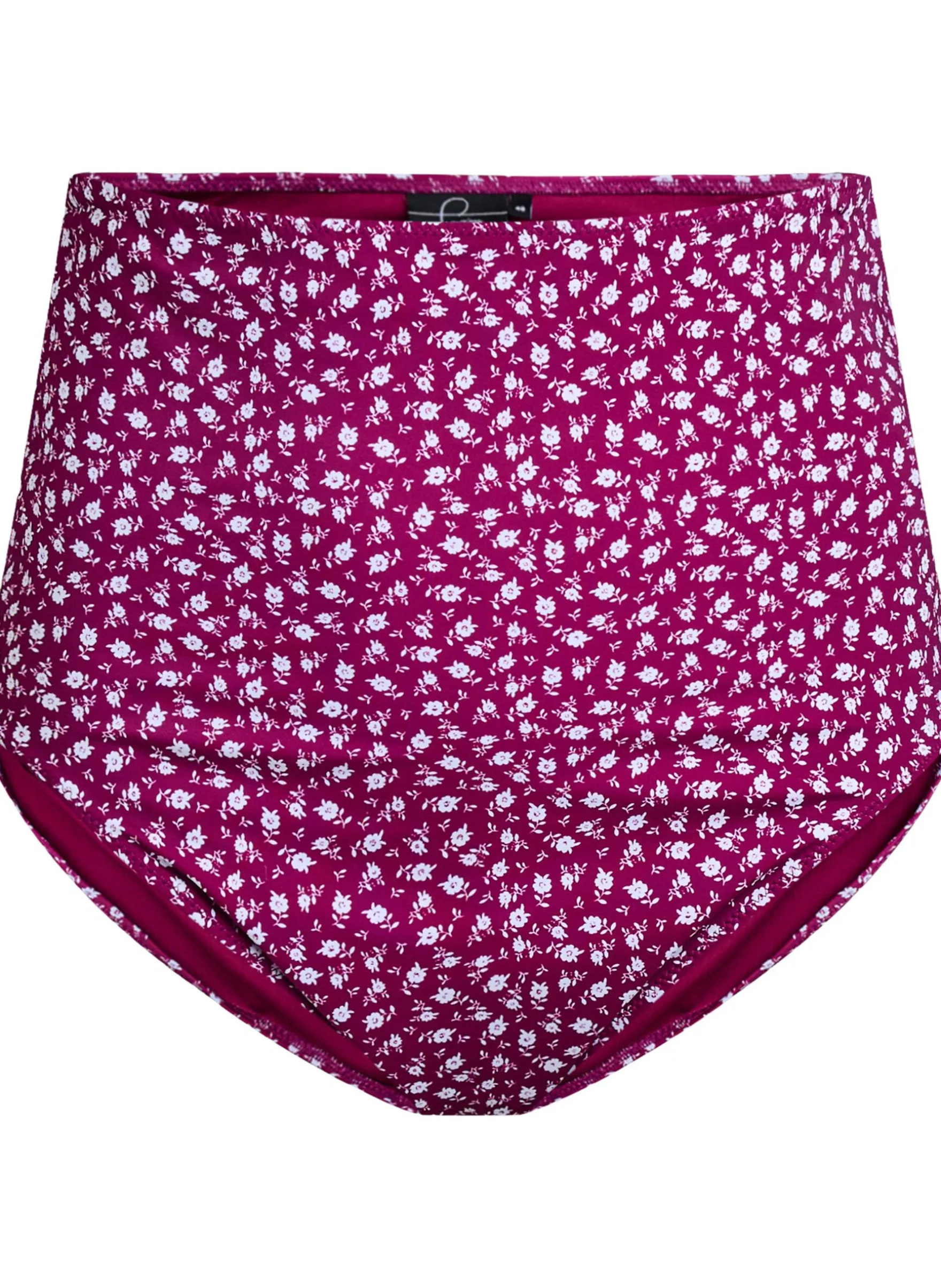 Extra hoch taillierte Bikini-Hose mit Blumenprint