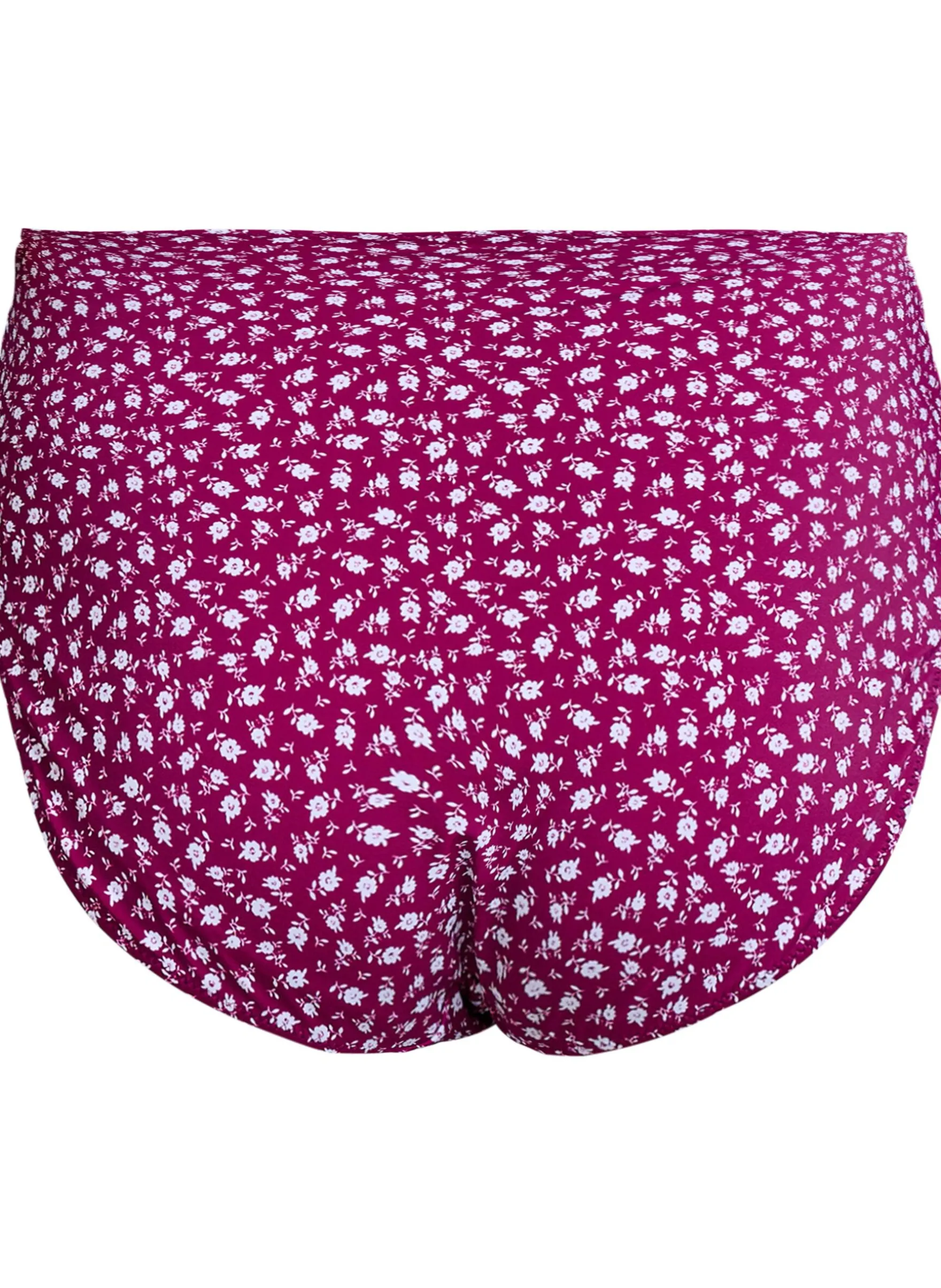 Extra hoch taillierte Bikini-Hose mit Blumenprint