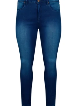 Extra schmale Amy Jeans mit hoher Taille