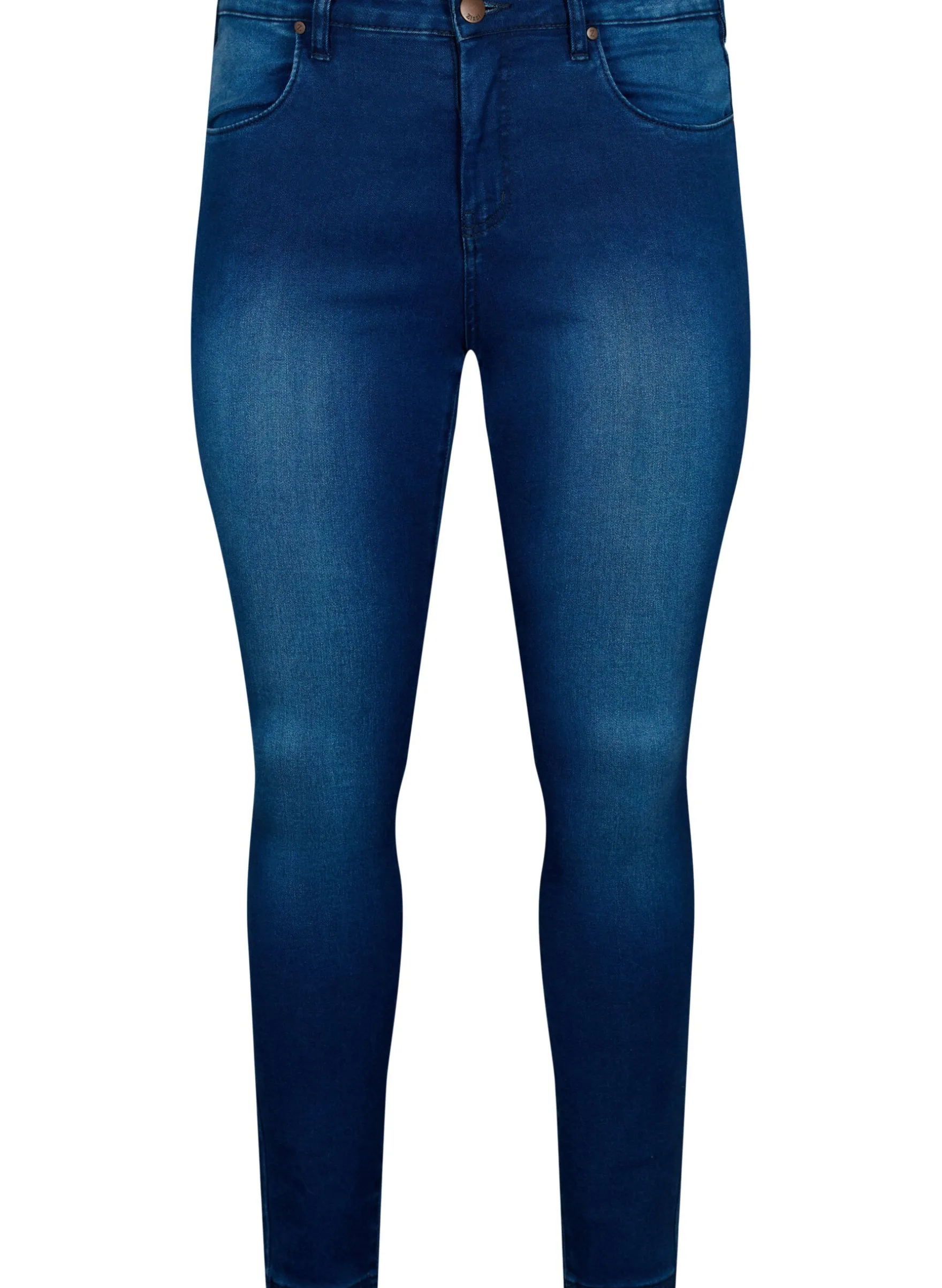 Extra schmale Amy Jeans mit hoher Taille