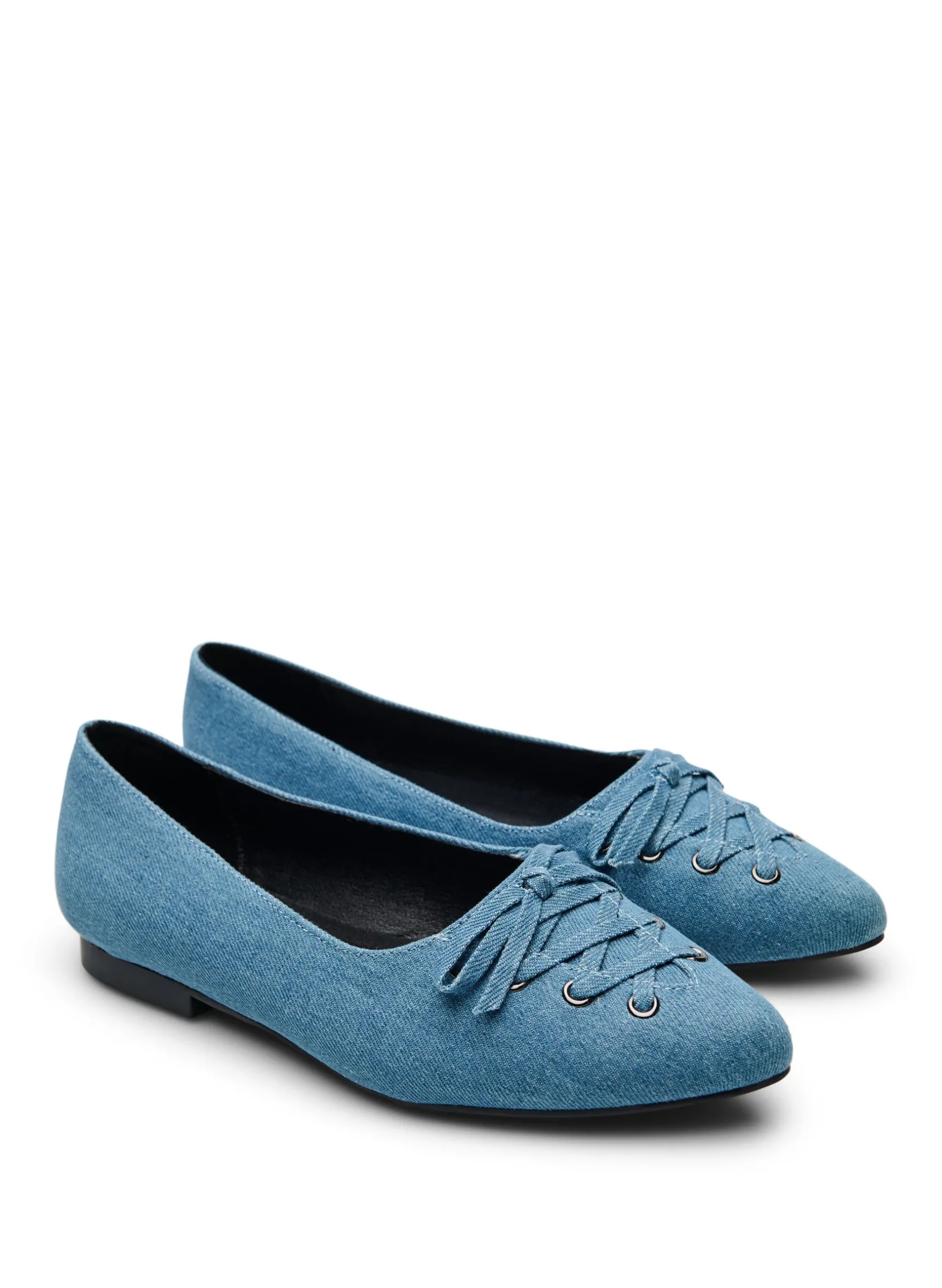 Extra Weite - Ballerina mit Schnürdetail