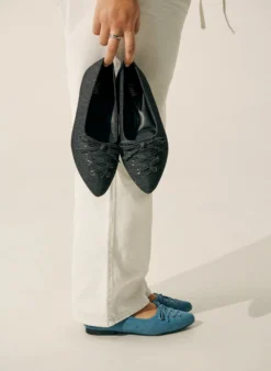 Extra Weite - Ballerina mit Schnürdetail