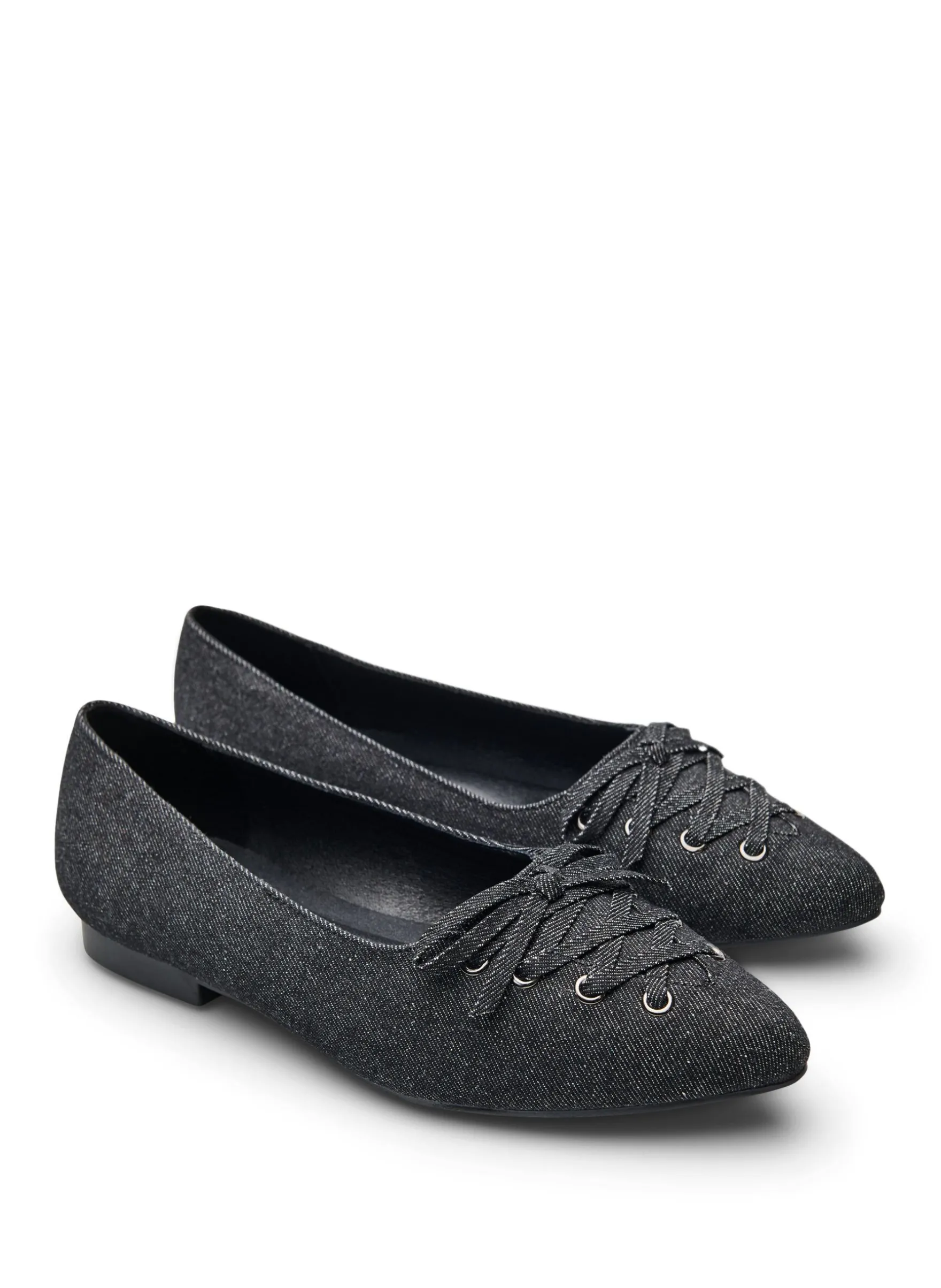 Extra Weite - Ballerina mit Schnürdetail