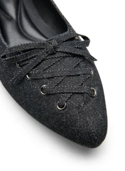 Extra Weite - Ballerina mit Schnürdetail