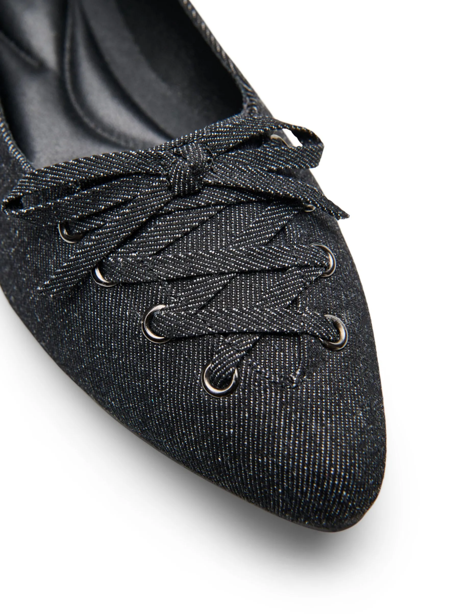 Extra Weite - Ballerina mit Schnürdetail