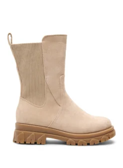 Extra Weite - Chunky-Stiefel aus Kunstwildleder
