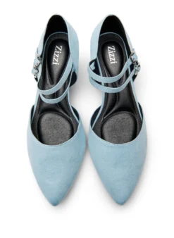 Extra Weite - Pumps mit doppelten Riemen