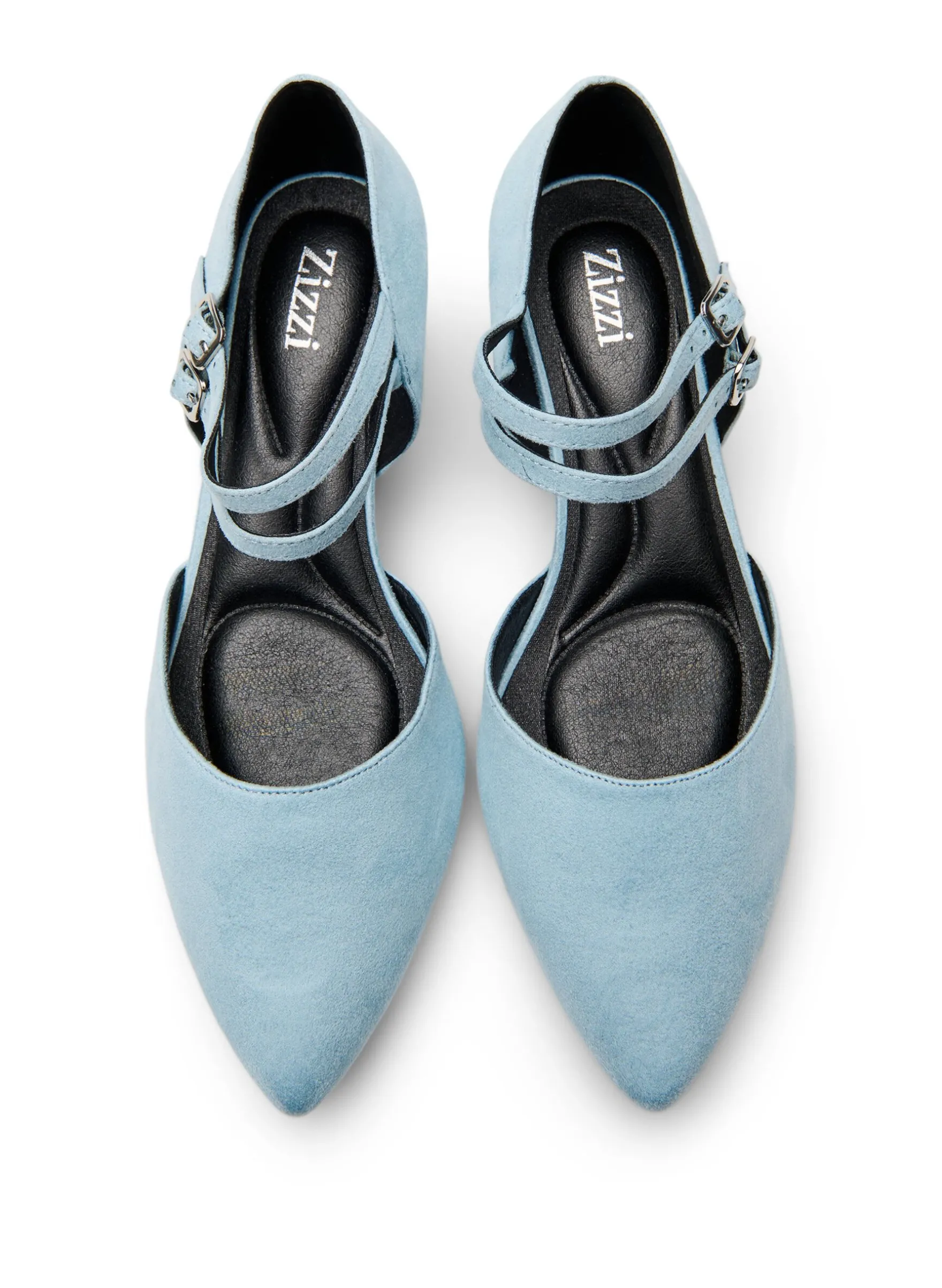 Extra Weite - Pumps mit doppelten Riemen