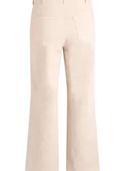 Farbige Myra Jeans mit weiter Passform und hoher Taille
