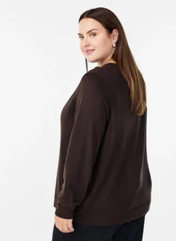 Feinstrick-Strickjacke mit Kugelknöpfen