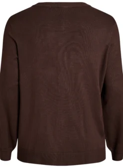 Feinstrick-Strickjacke mit Kugelknöpfen