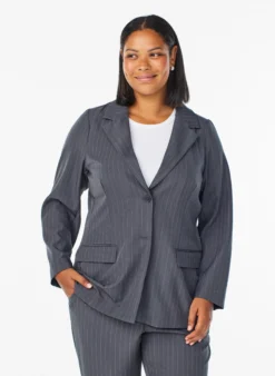 FLASH - Blazer mit Taschen und Schlitzen