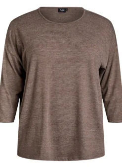 FLASH - Bluse aus Jersey mit 3/4-Ärmeln