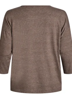 FLASH - Bluse aus Jersey mit 3/4-Ärmeln