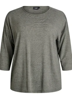 FLASH - Bluse aus Jersey mit 3/4-Ärmeln