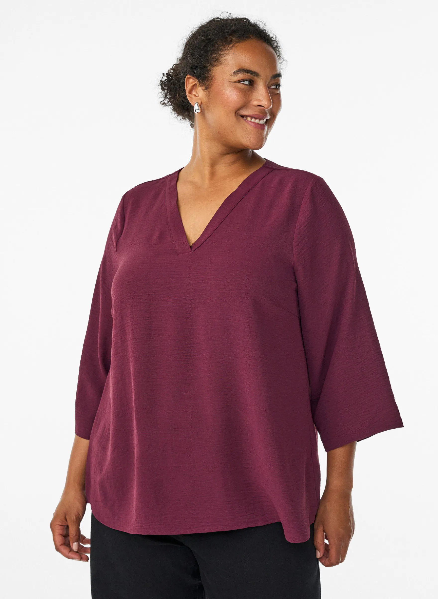 FLASH - Bluse mit 3/4-Ärmeln