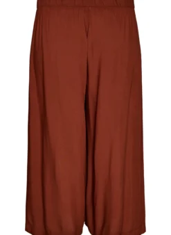 FLASH - Culottes aus Viskose mit hoher Taille und weiten Beinen