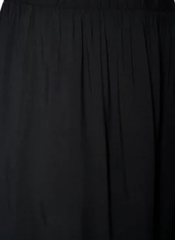 FLASH - Culottes aus Viskose mit hoher Taille und weiten Beinen