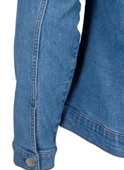 FLASH - Denim-Jacke aus elastischer Baumwollmischung