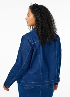 FLASH - Denim-Jacke aus elastischer Baumwollmischung