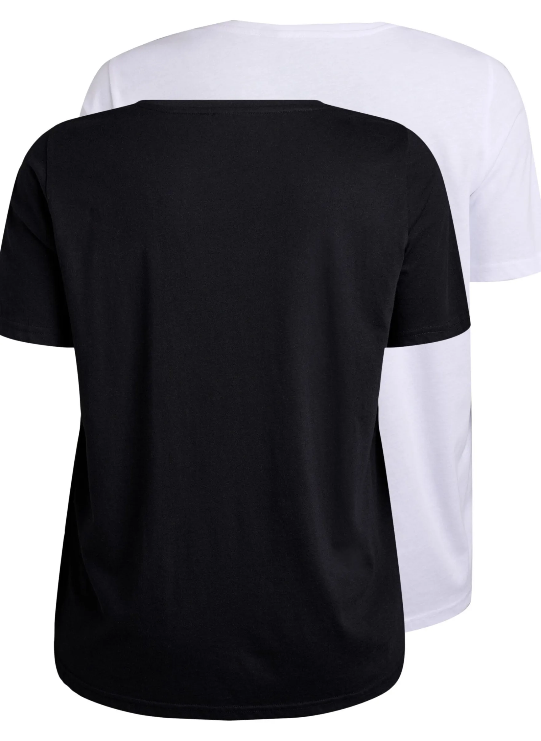 FLASH - 2er-Pack T-Shirts mit V-Ausschnitt