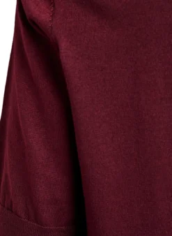 FLASH - Fein gestrickte Bluse mit kurzen Ärmeln