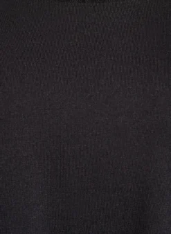 FLASH - Fein gestrickte Bluse mit kurzen Ärmeln