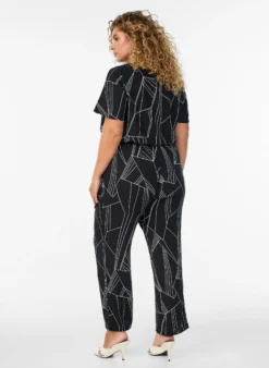 FLASH - Hoch taillierte Hose aus Viskose