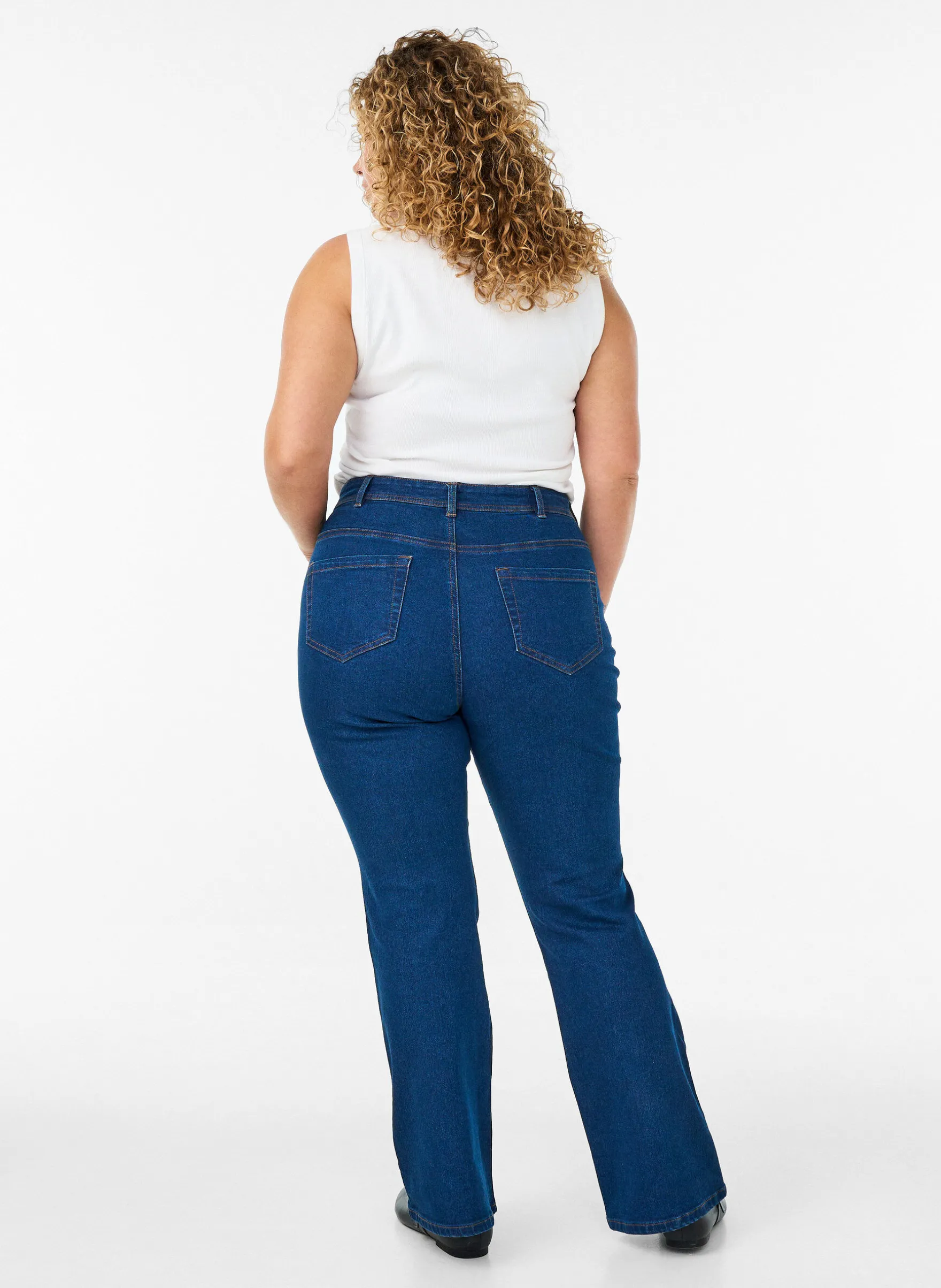 FLASH - Hoch taillierte Jeans mit Bootcut