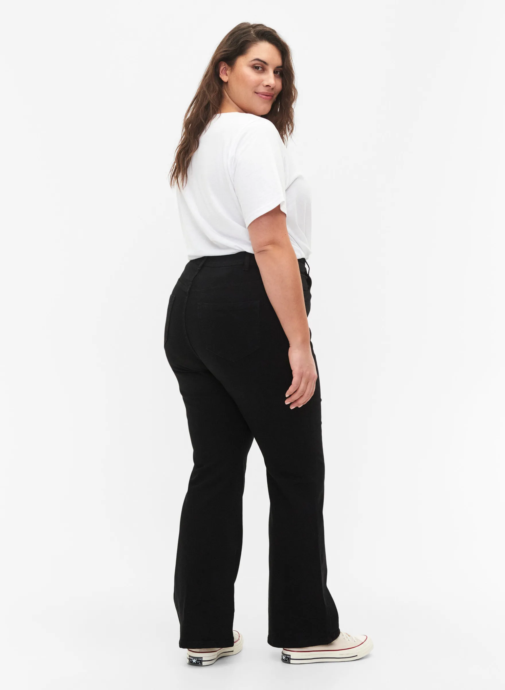FLASH - Hoch taillierte Jeans mit Bootcut
