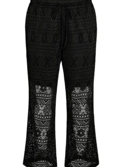 FLASH - Hose aus Lochstickerei mit geradem Bein