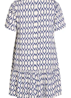 FLASH - Kleid aus Viskose mit Schnittlinie