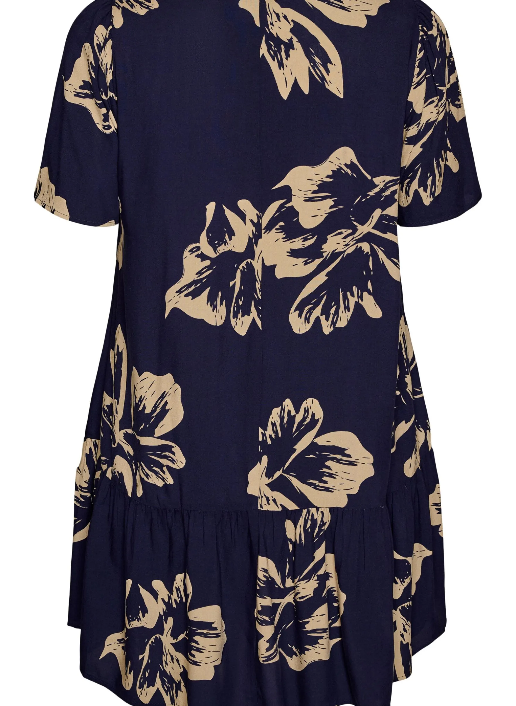FLASH - Kleid aus Viskose mit Schnittlinie