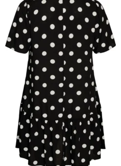FLASH - Kleid aus Viskose mit Schnittlinie