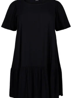 FLASH - Kleid aus Viskose mit Schnittlinie