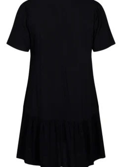 FLASH - Kleid aus Viskose mit Schnittlinie
