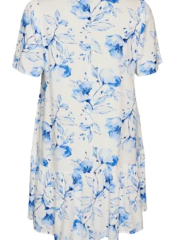 FLASH - Kleid aus Viskose mit Schnittlinie