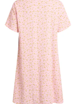 FLASH - Kleid mit kurzen Ärmeln und V-Ausschnitt