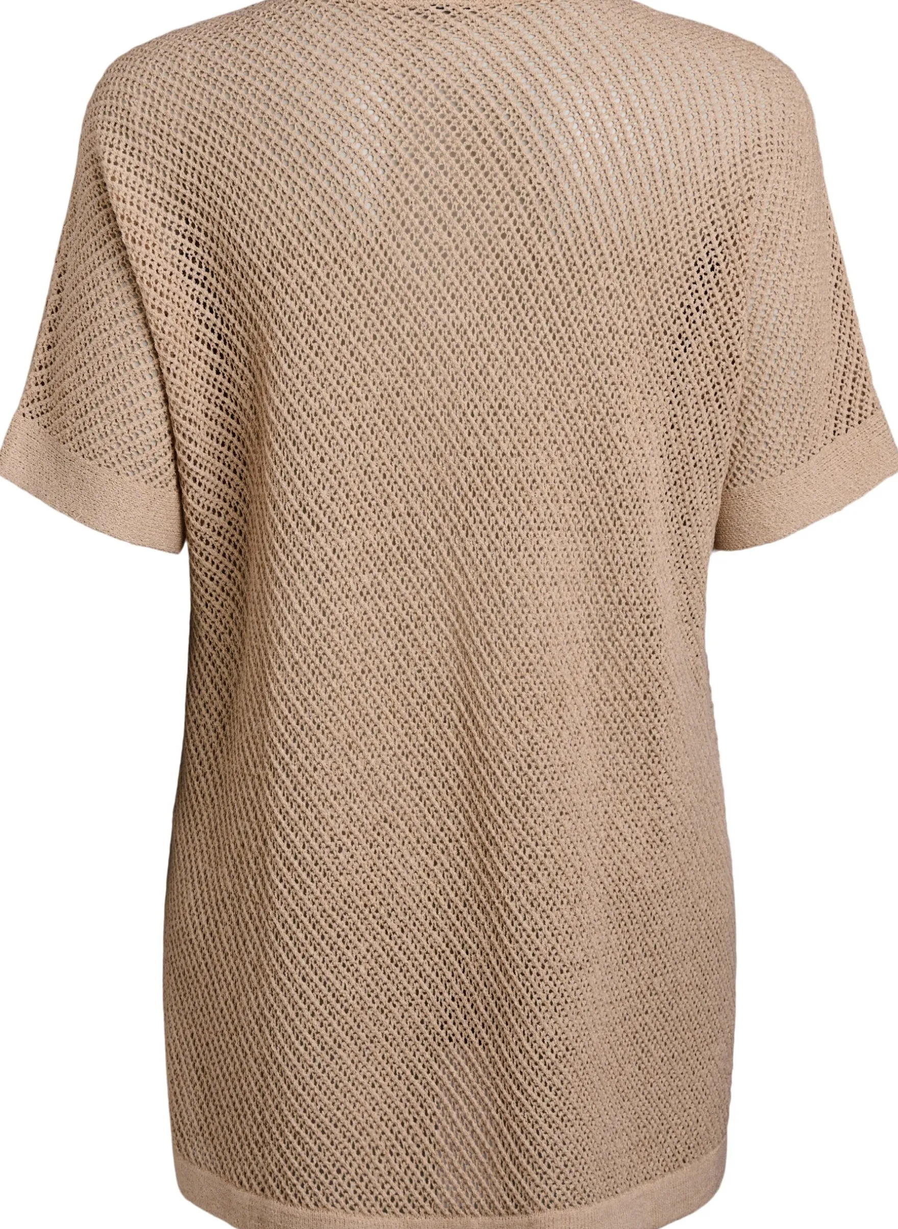 FLASH - Kurzarmpullover mit V-Ausschnitt