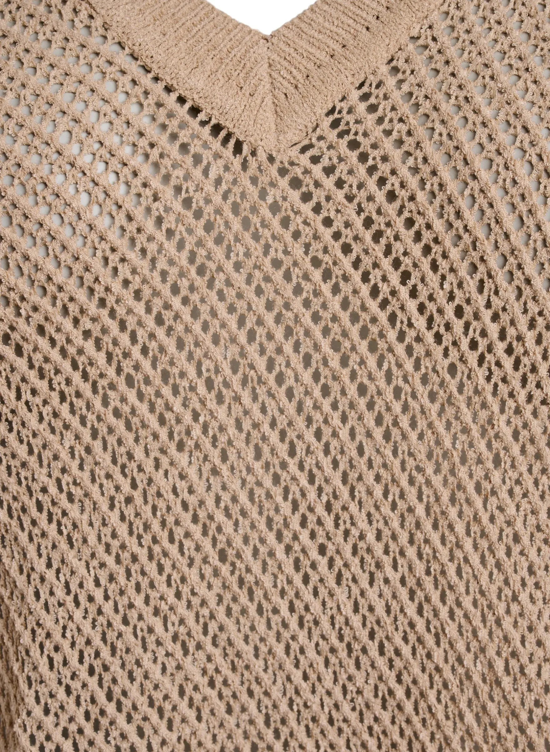 FLASH - Kurzarmpullover mit V-Ausschnitt