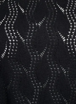 FLASH - Kurzes Jerseykleid mit Lochmuster