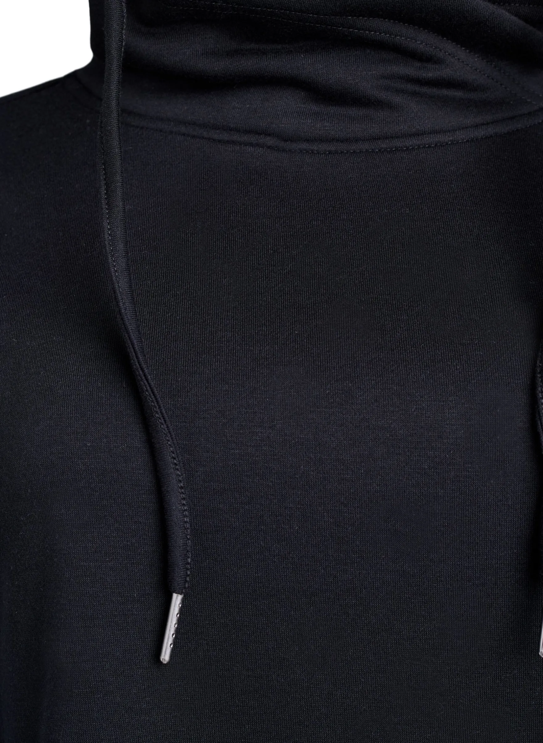 FLASH - Kurzes Sweatshirtkleid mit Stehkragen und Taschen