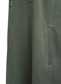 FLASH - Kurzes Sweatshirtkleid mit Stehkragen und Taschen
