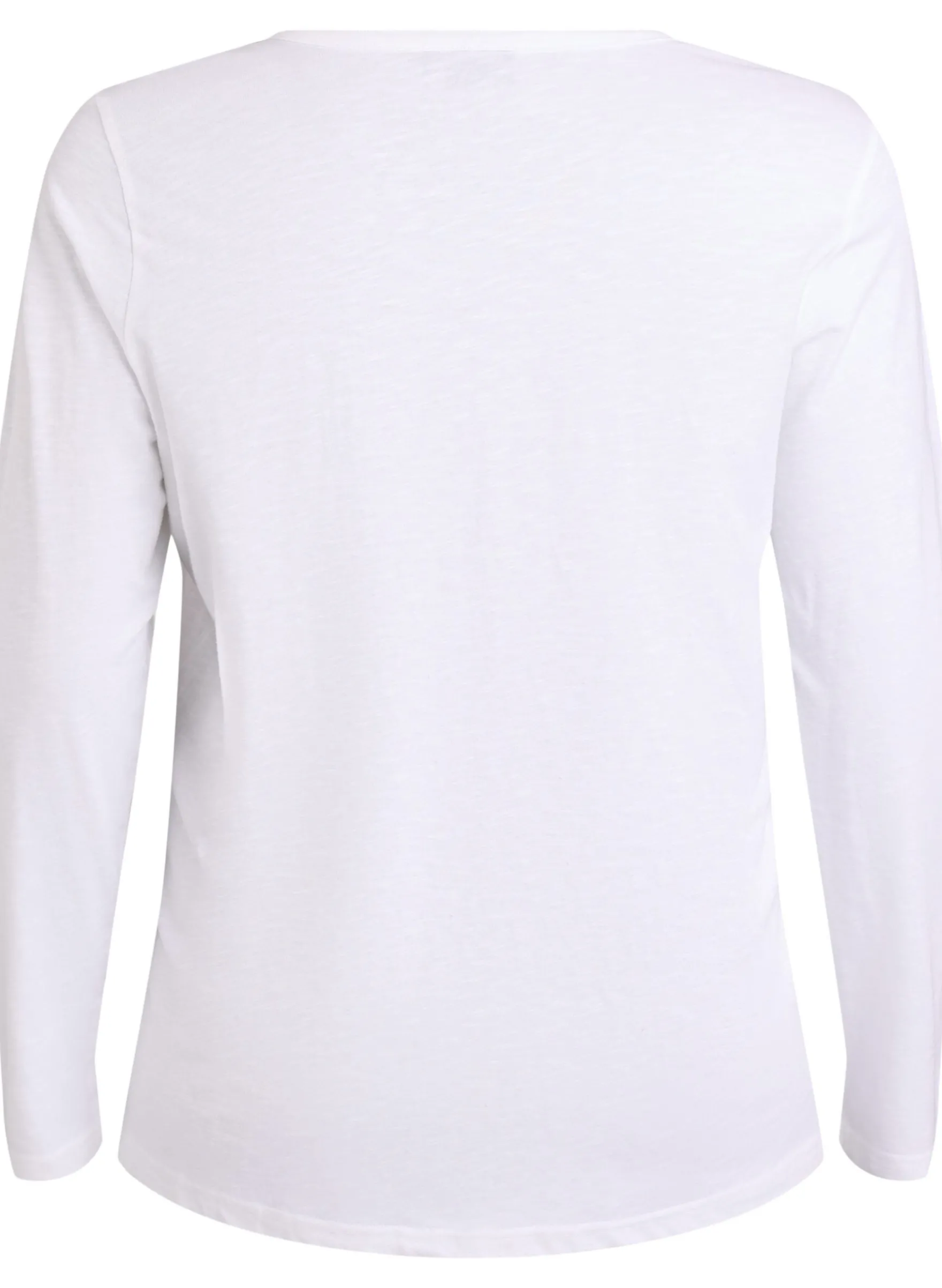 FLASH - Langarmshirt mit V-Ausschnitt und Knöpfen