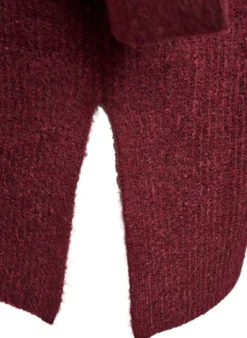 FLASH - Langer Rippstrick-Cardigan mit offener Front