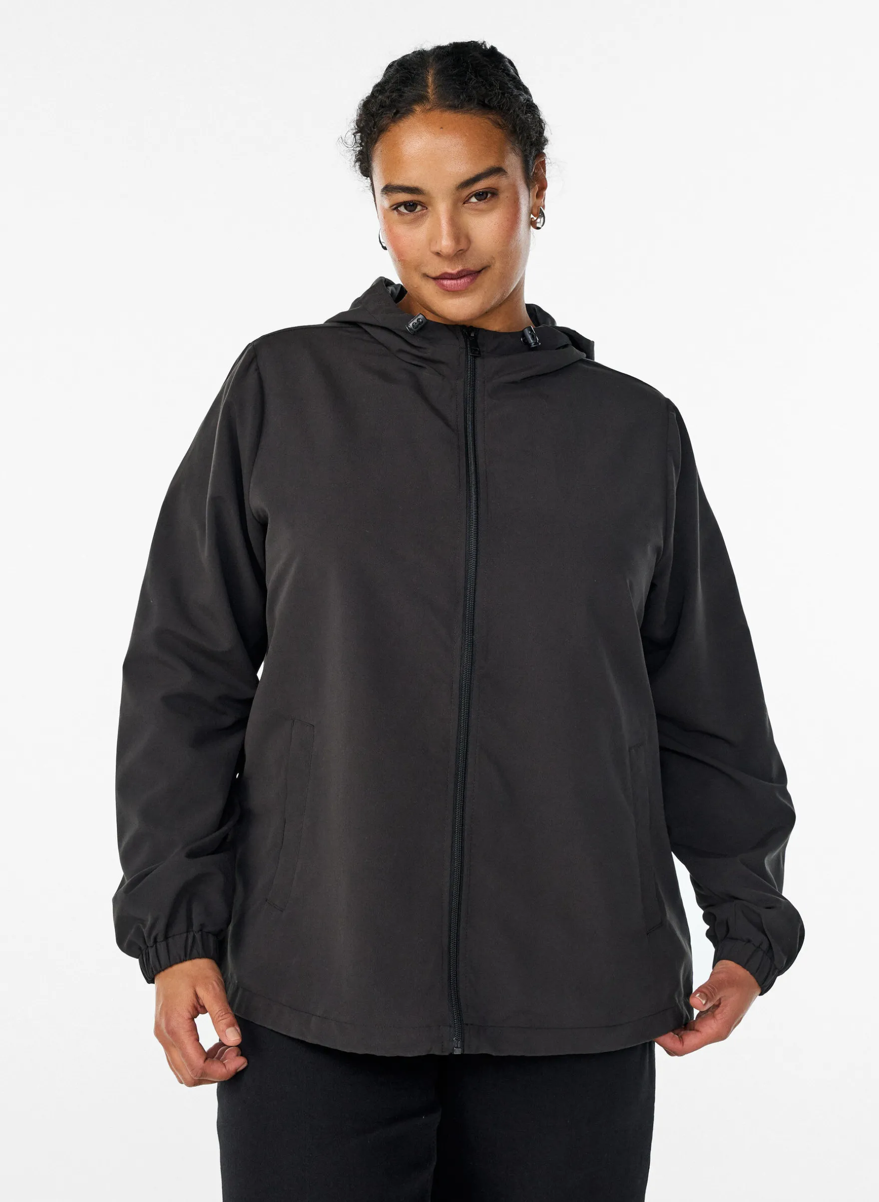 FLASH - Leichte Jacke mit Kapuze und Reißverschluss